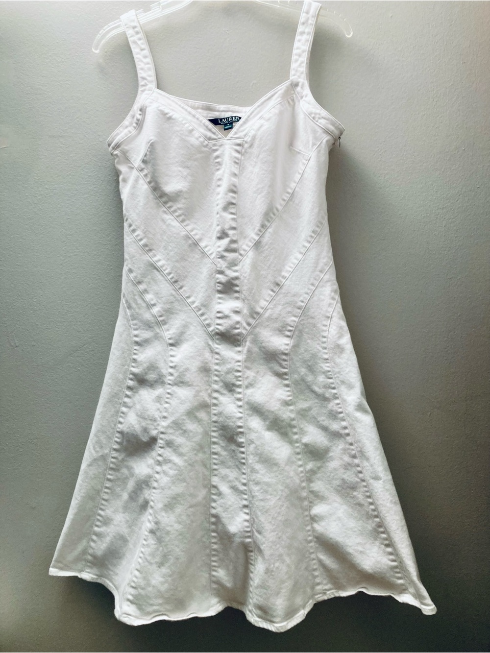 Ralph Lauren White Cotton Dress